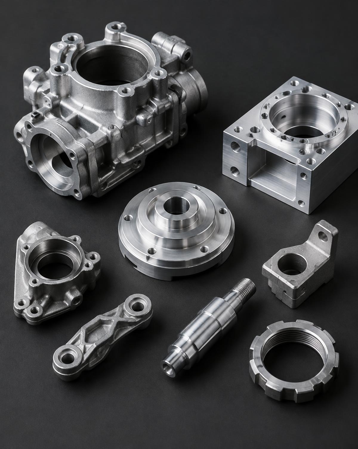 Precision manufactured metal components