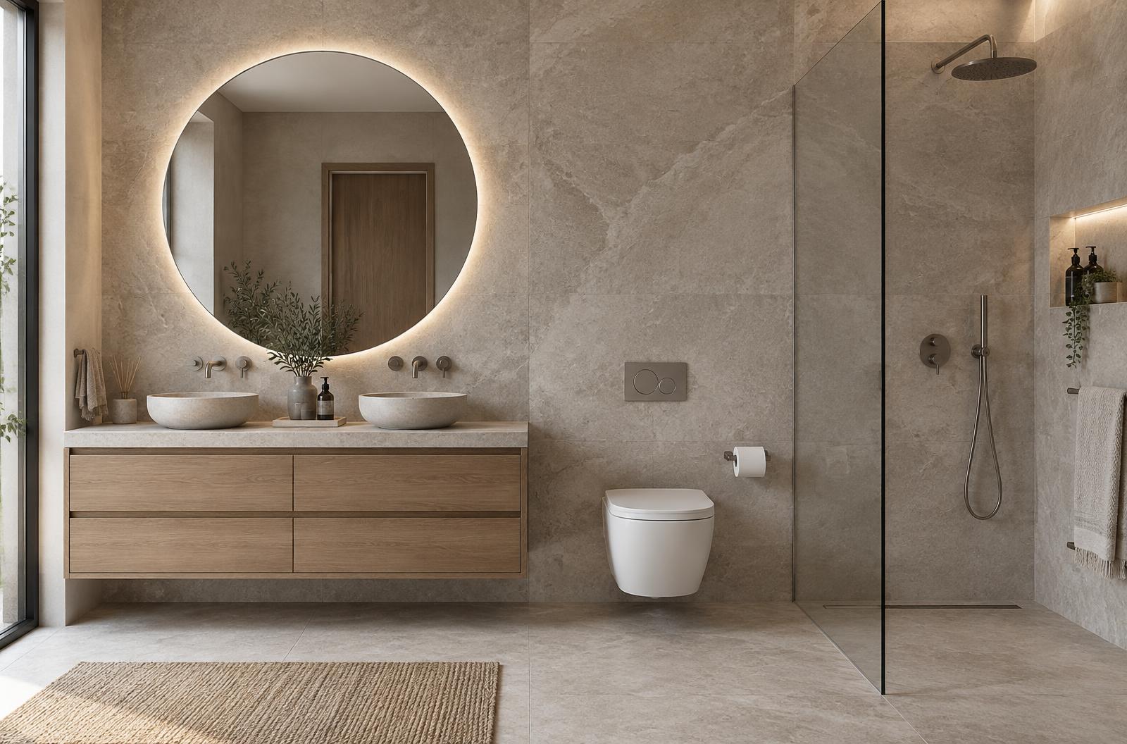 Spa bathroom interior